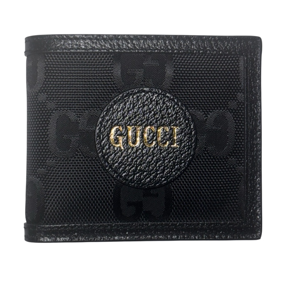 New GUCCI Off The Grid Black Two-Fold Wallet Men’s Leather Luxury New